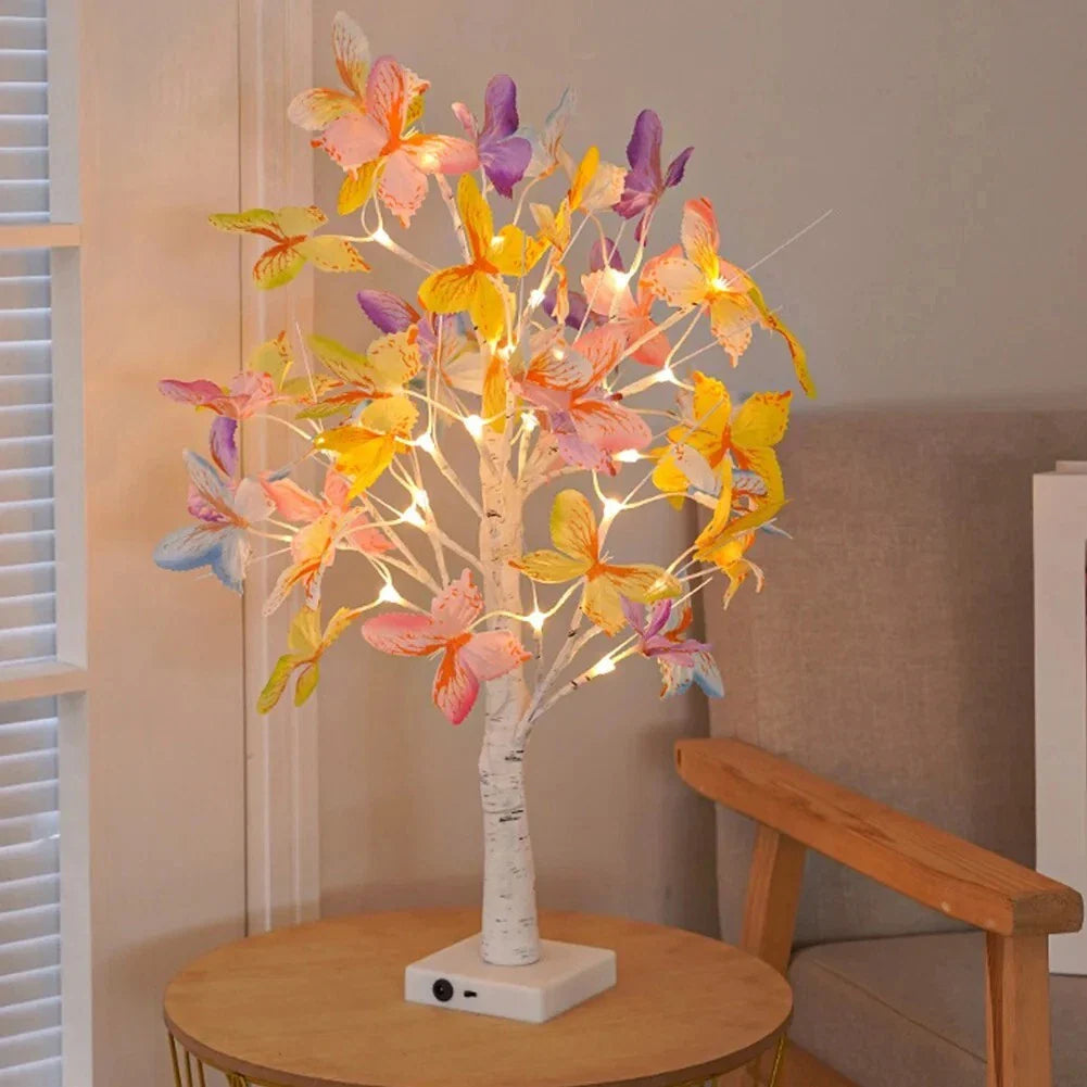 ButterflyTree - LED-Schmetterlingsbaum – Warmweißes Licht für stilvolle Wohnräume