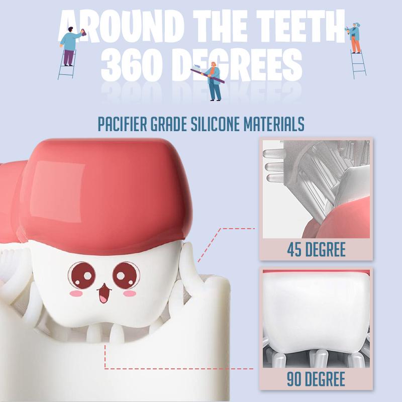 Brosse à dents en U - Brosse à dents pour enfants en forme de U - particulièrement sûre et douce pour les dents des enfants