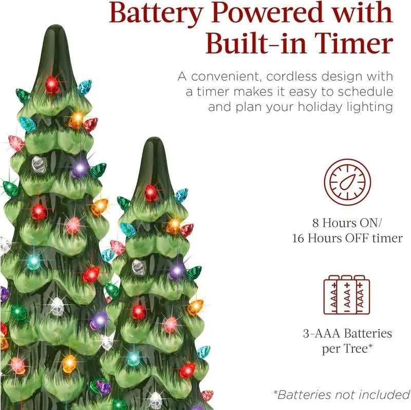 TreeLeds - Tisch-Weihnachtsbäume — Sofort festliche Atmosphäre zuhause