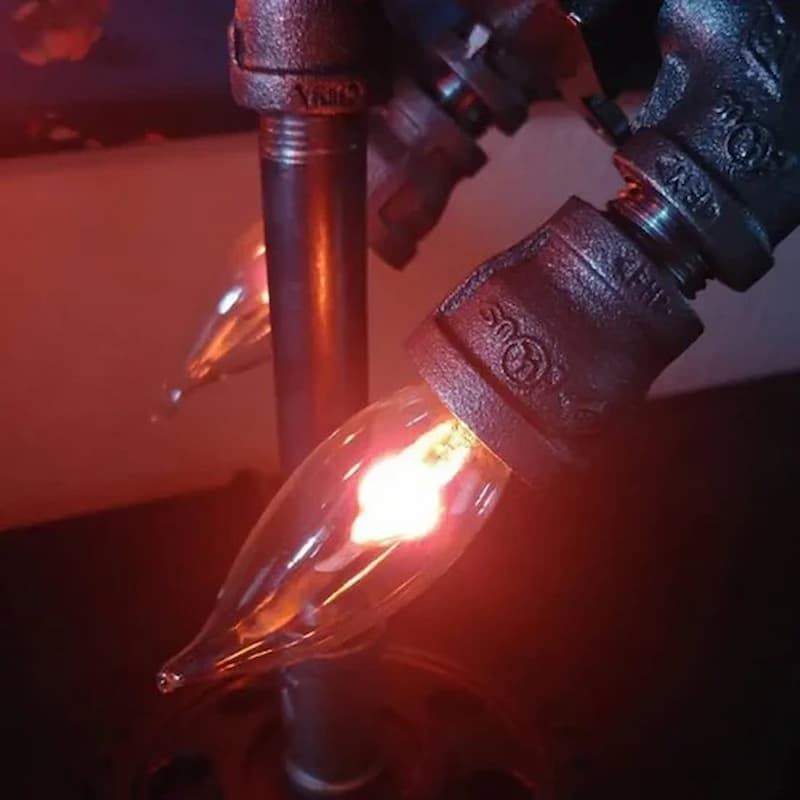 Gluschwein - Rocket Lamp - Steampunk-Raketenlampe