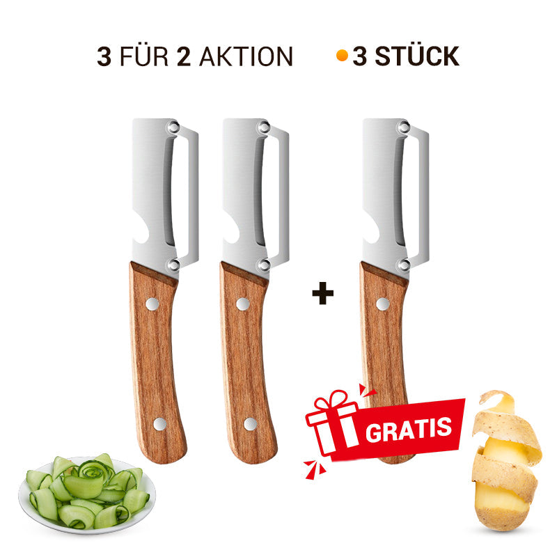 Gluschwein - 🥕 2+1 GRATIS! 🔥 Multifunktionaler Gemüseschäler für Die Küche – Edelstahlklinge, Ergonomischer Griff & Ideal Zum Schälen Von Obst & Gemüse ✨