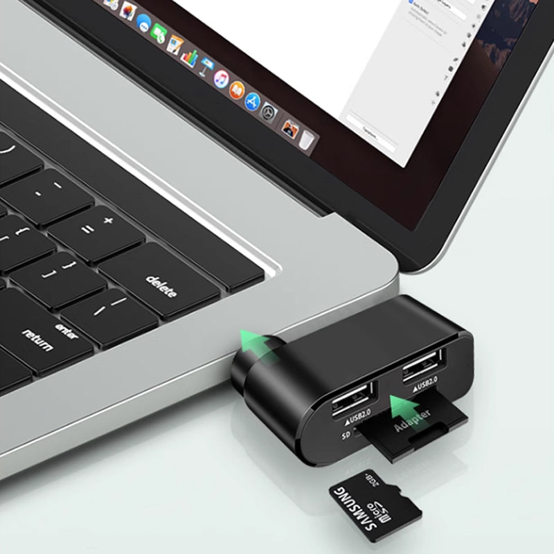 Gluschwein - 4-in-1 drehbarer USB-Hub