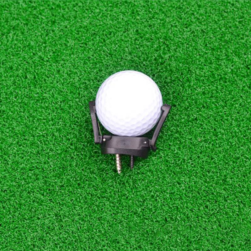 Recogida de pelotas de accesorios de golf.