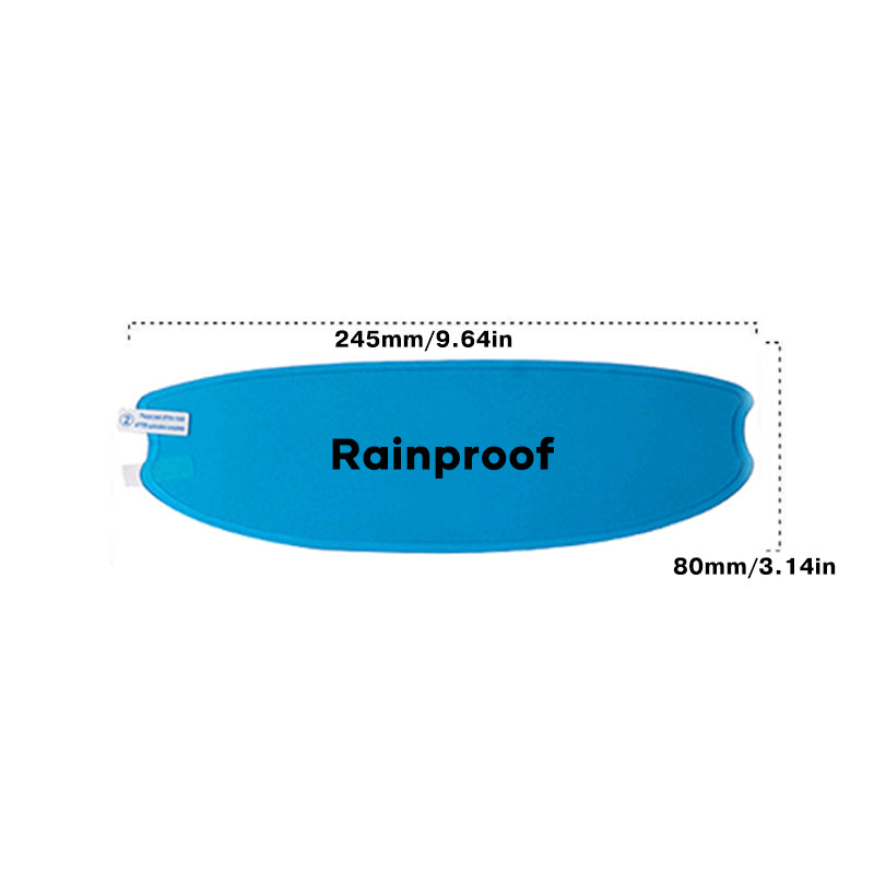 Revêtement de visière antibuée et imperméable