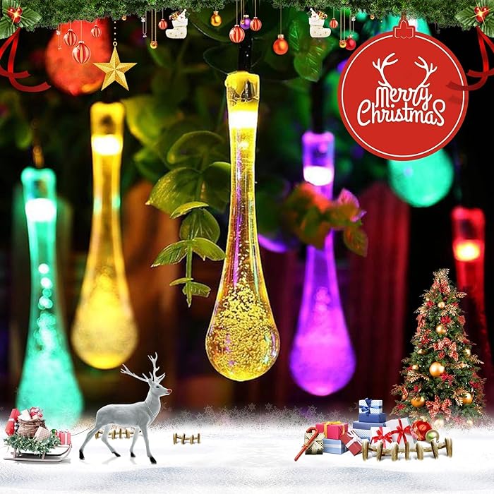 DropLights - Solar Lichterkette – Bringt Wärme und Zauber in Ihren Garten