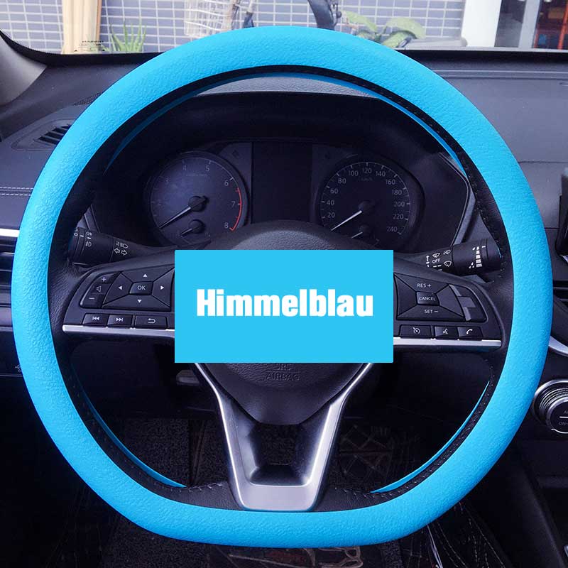 Gluschwein - Auto Lenkrad Schutzhülle Himmelblau