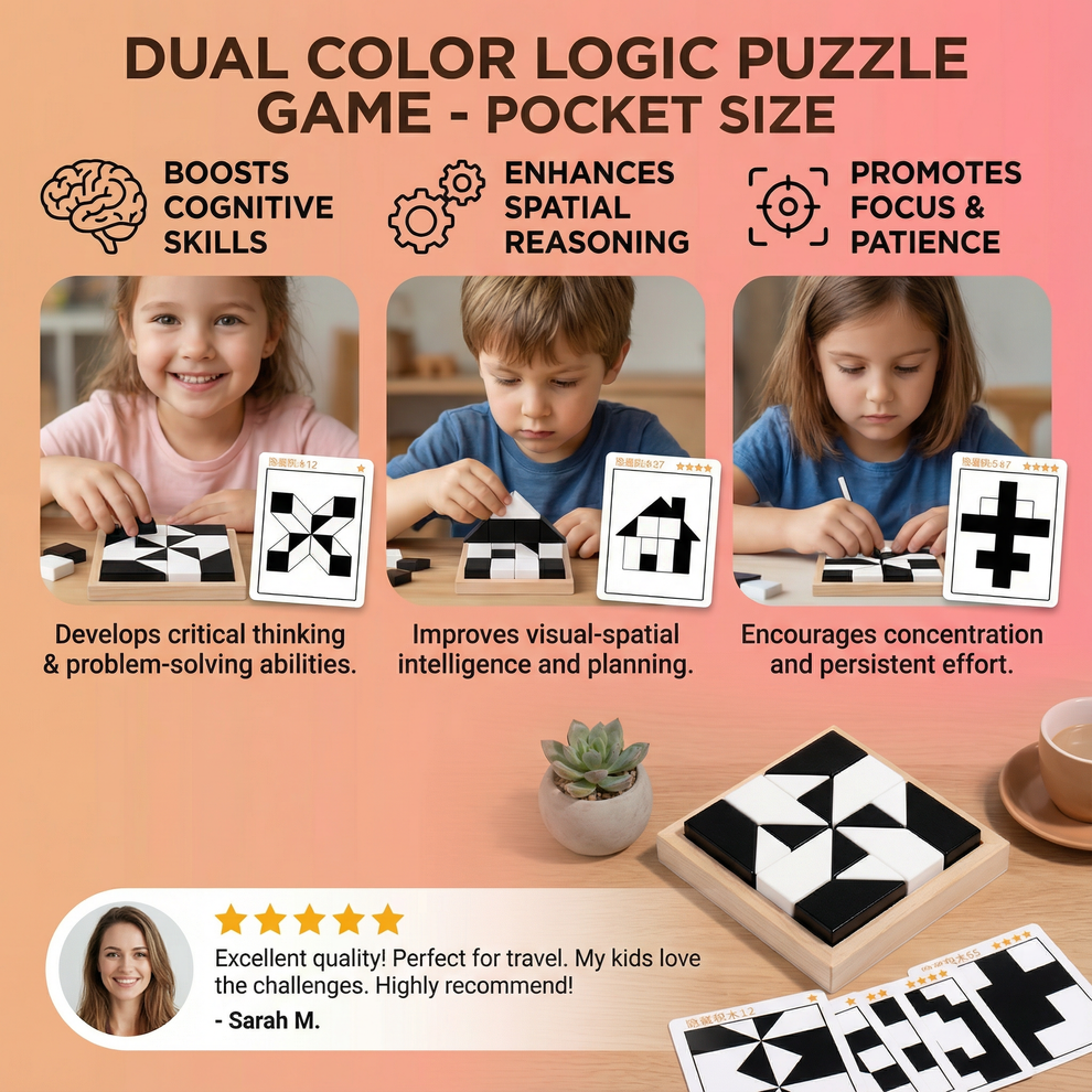 BlockMatch - Lernspielzeug-Puzzleset