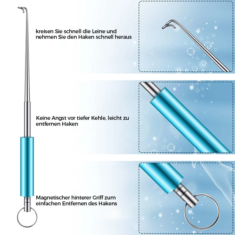 Gluschwein - Angelhakenentferner aus rostfreiem Stahl