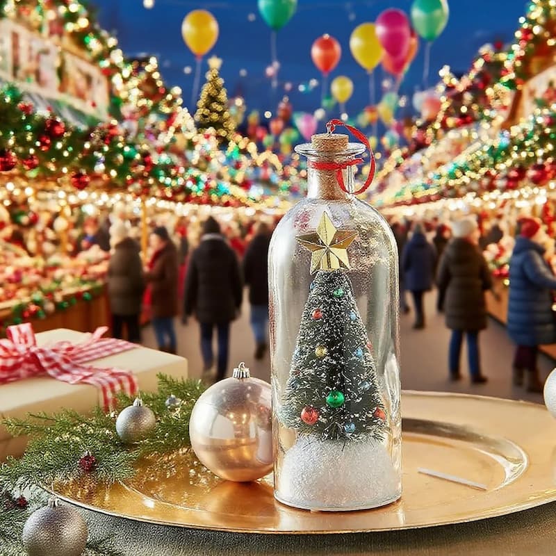 ChristmasBottle - Weihnachtsbaum mit Flaschenpost — Persönliche Nachricht verschenken