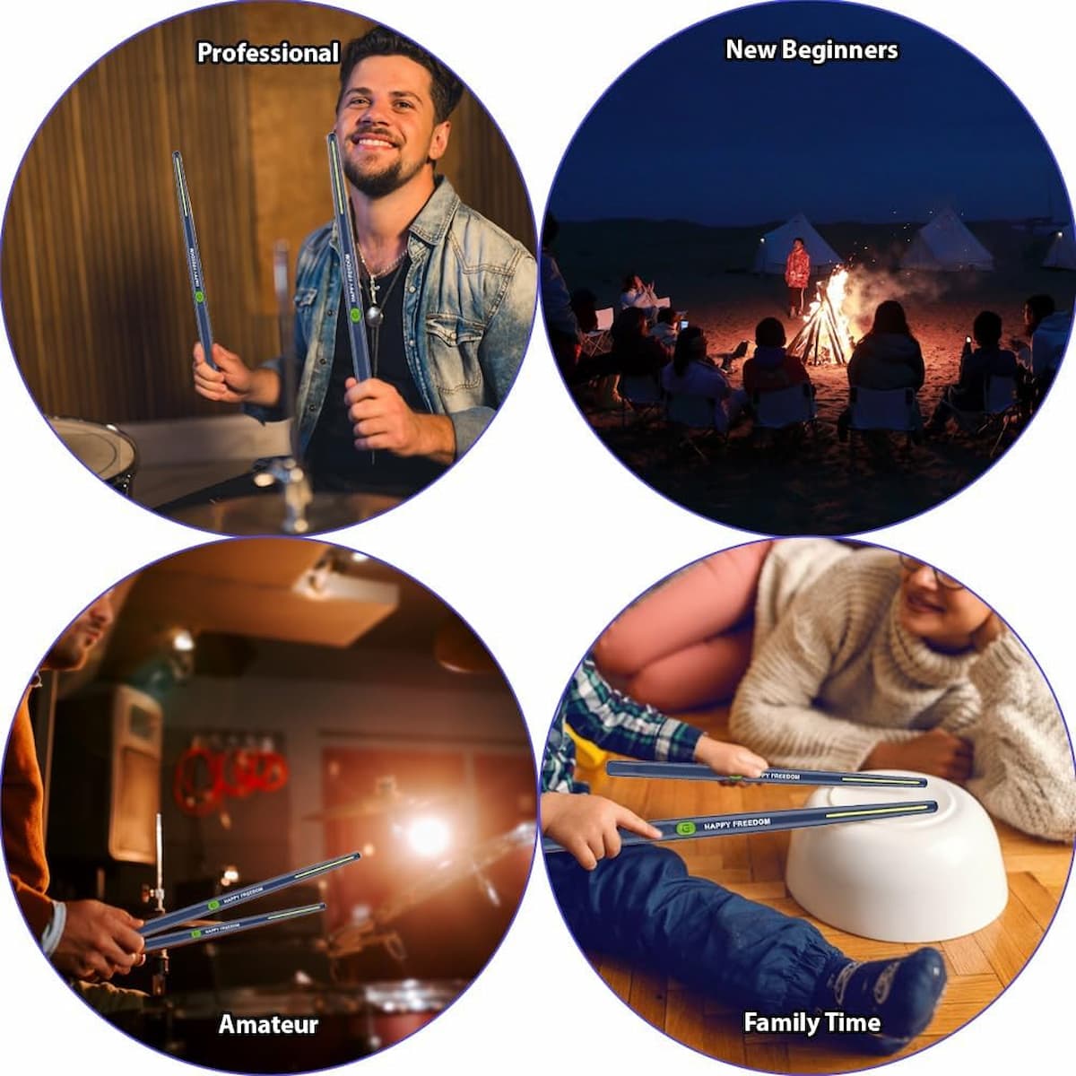 Gluschwein - AirDrummer - Elektronische kabellose Drumsticks