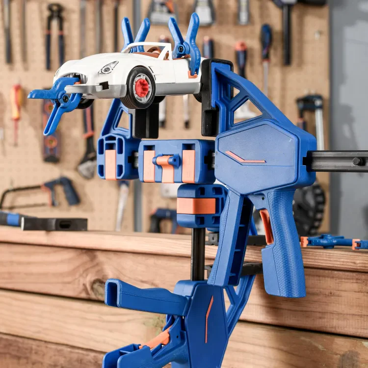 Gluschwein - Holzklammern, die auch Ecken festklemmen! 150 mm Öffnung