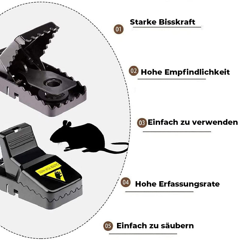 Gluschwein - Robuste Mausefalle (6 Stück)