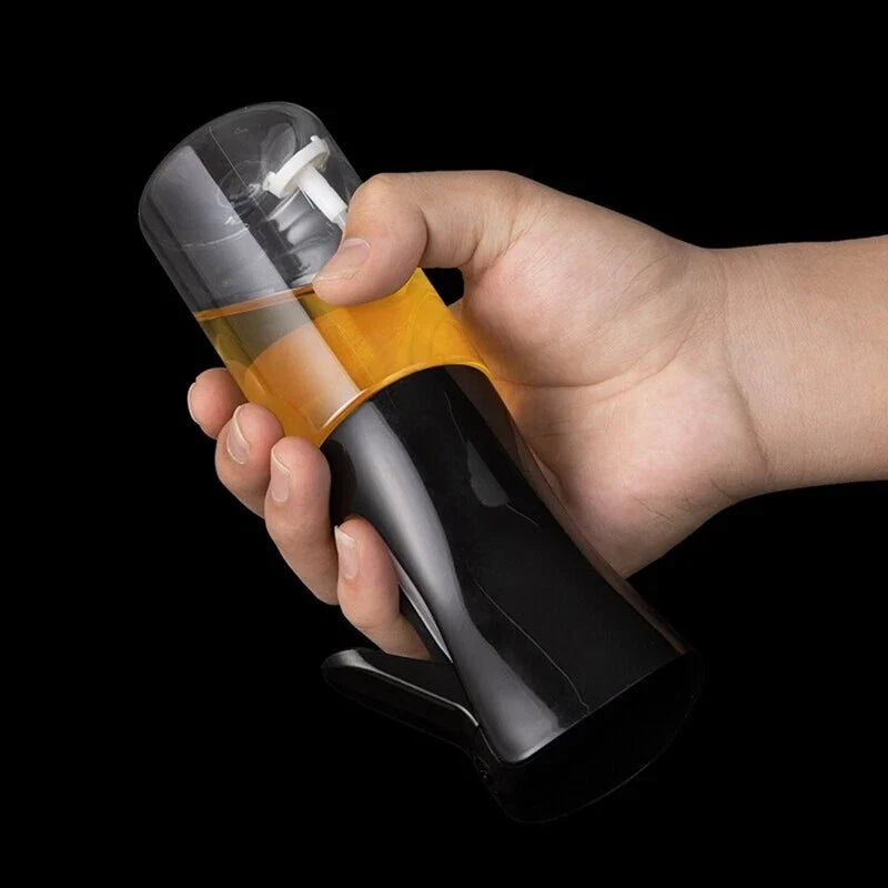 OilSpray - Transparente Öl-Sprühflasche — ermöglicht präzises und tropffreies Dosieren