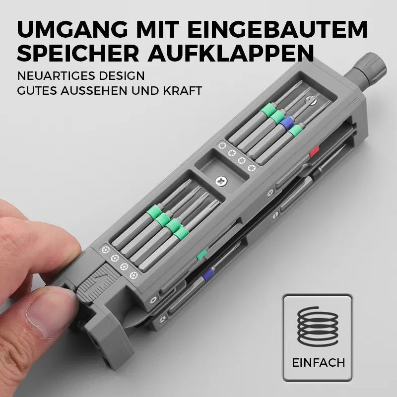 Gluschwein - Aluminium-Box-Schraubendreher-Satz