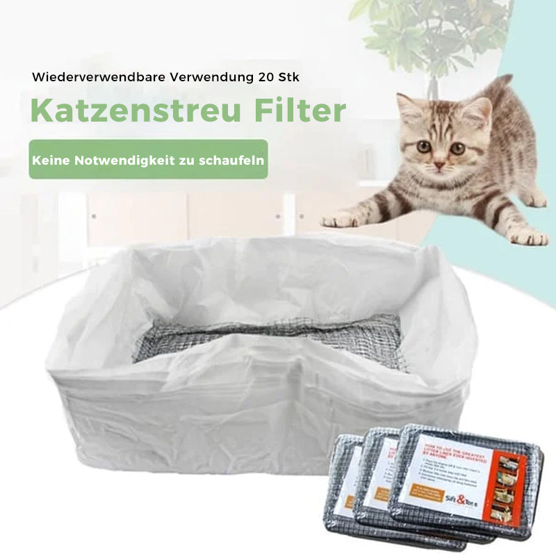 Gluschwein - Wiederverwendbare Beutel für Katzenstreu