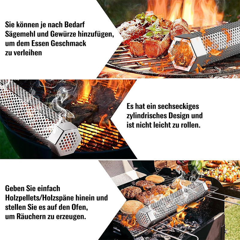 Gluschwein - Pellet-Räucherrohre für alle Grills oder Räuchergeräte