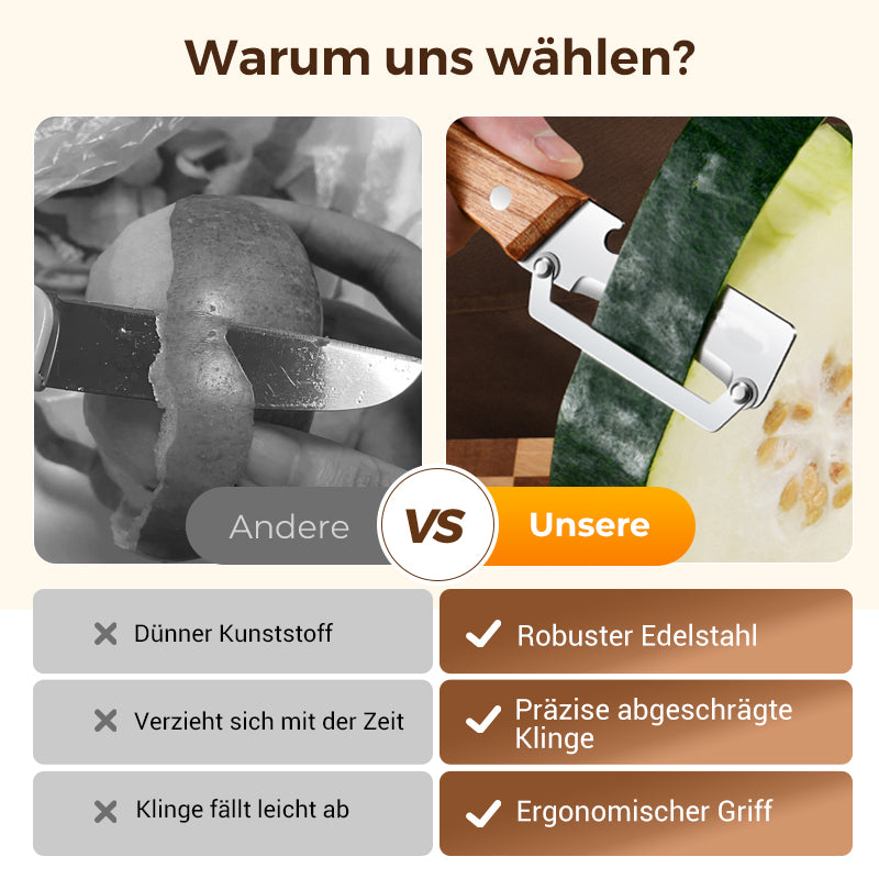 Gluschwein - 🥕 2+1 GRATIS! 🔥 Multifunktionaler Gemüseschäler für Die Küche – Edelstahlklinge, Ergonomischer Griff & Ideal Zum Schälen Von Obst & Gemüse ✨