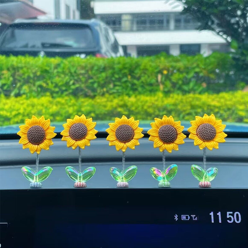 Gluschwein - Niedliches Sonnenblumen-Autoornament