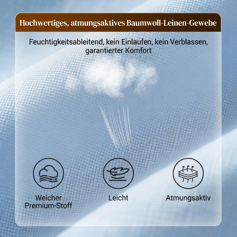 💕60% RABATT💕Lässige Baumwoll- und Leinenhosen für Damen