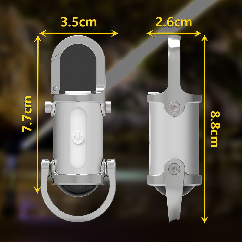 🔥Hot Sale🔥1200LM Superhelle Mini-Schlüsselanhänger-Taschenlampe Wasserdicht