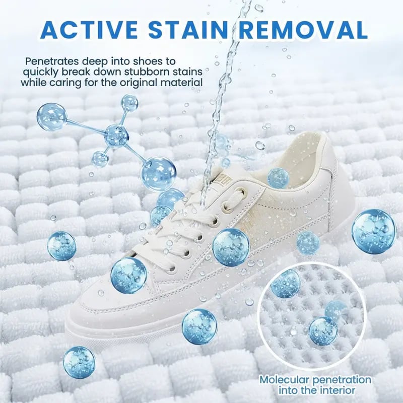 Gluschwein - Mehrzweck-Reinigungscreme für weiße Schuhe ohne Ausspülen