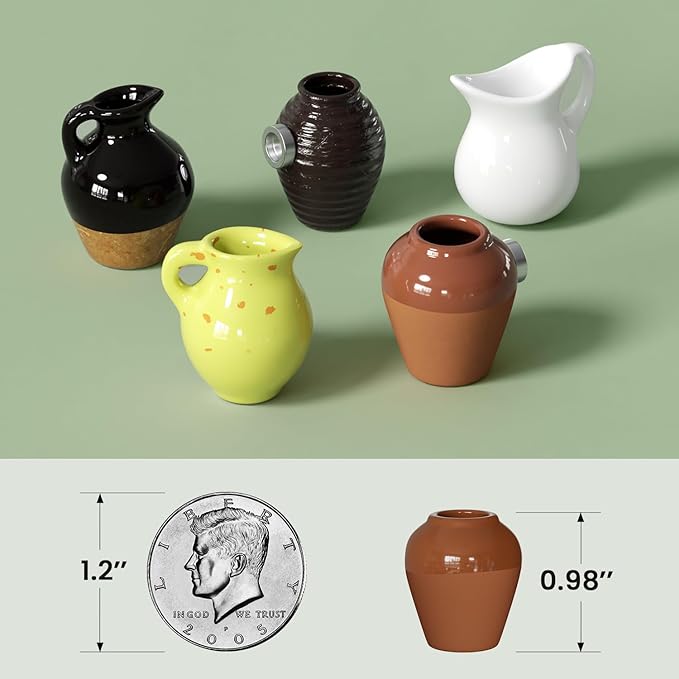 3er-Set Mini-Pflanzenvasen-Magnete für dekorative und frische Akzente