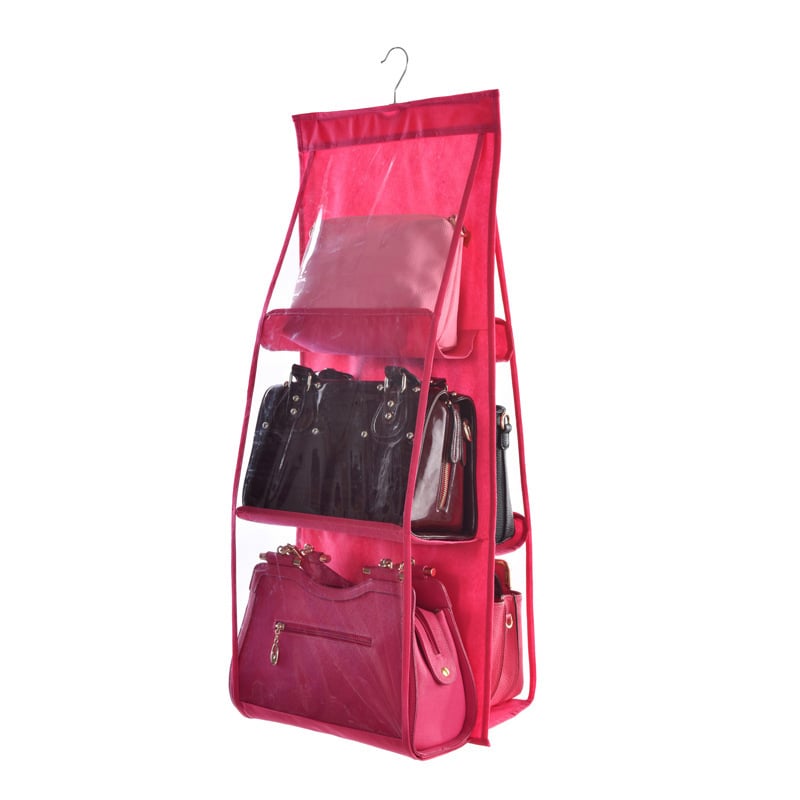 Hängender Handtaschen-Organizer – Doppelseitiges Design mit 6 Fächern