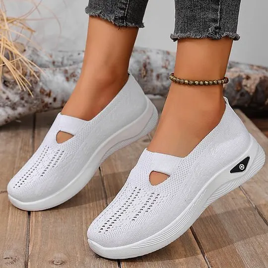 Gluschwein - 🔥Damenschuhe, bequeme, atmungsaktive, rutschfeste orthopädische Wanderschuhe für Menschen mittleren Alters und ältere Menschen