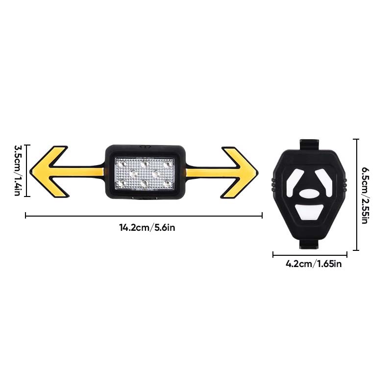 Gluschwein - Fahrrad-Blinklicht