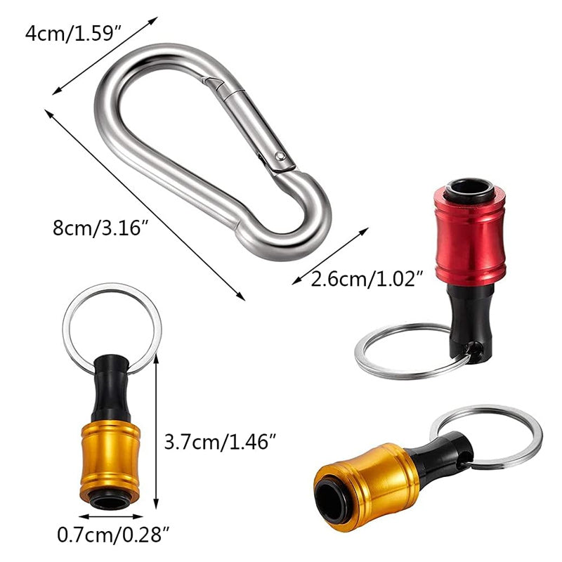 Gluschwein - 1/4"-Sechskantschraubendreherkopf Halterung Wanderschnalle