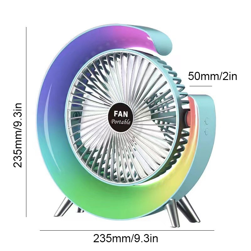 Gluschwein - Leiser USB-Ventilator für Büro und Schlafzimmer