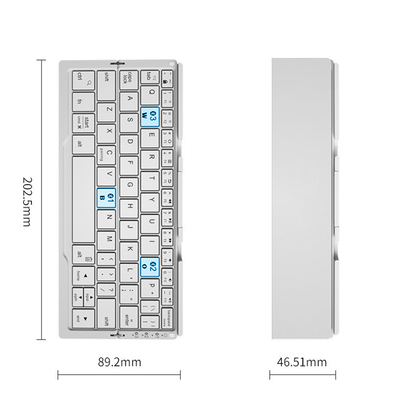 Gluschwein - Faltbare Bluetooth-Tastatur