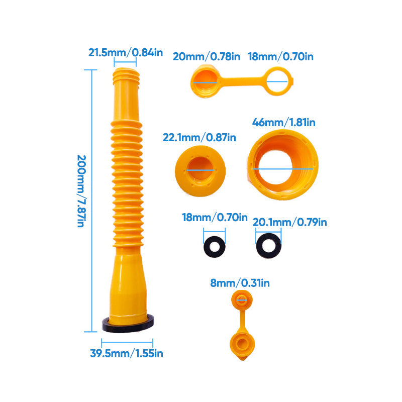 Gluschwein - Hexagon nut threaded pipe set