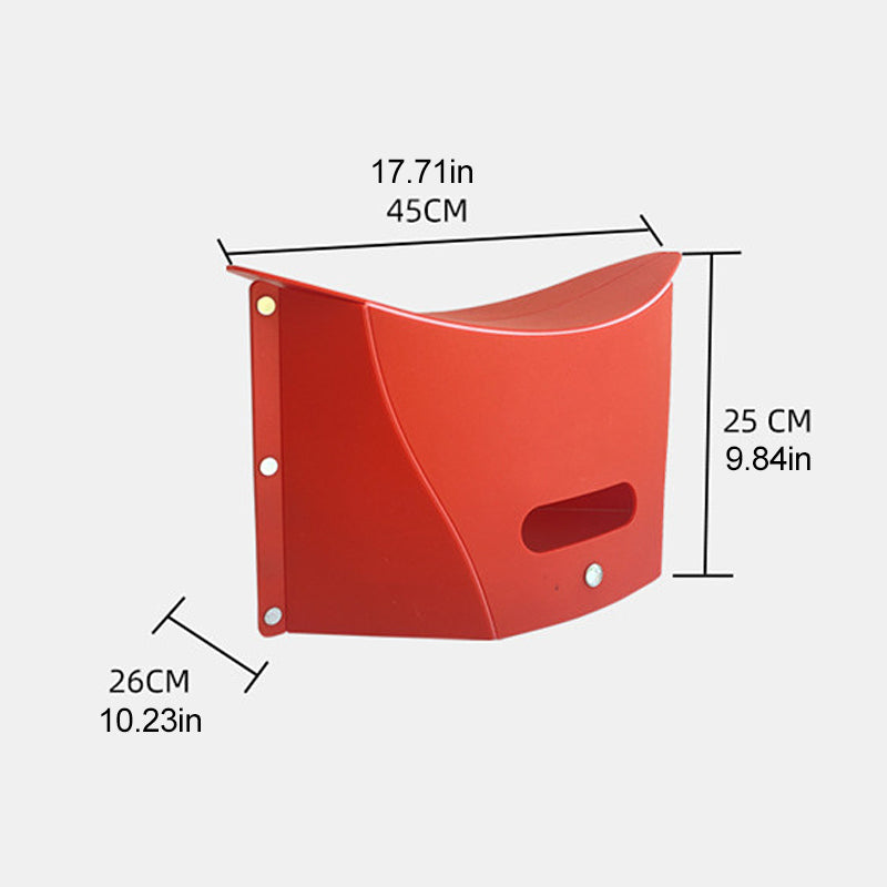 Tabouret pliant portable multifonctionnel 