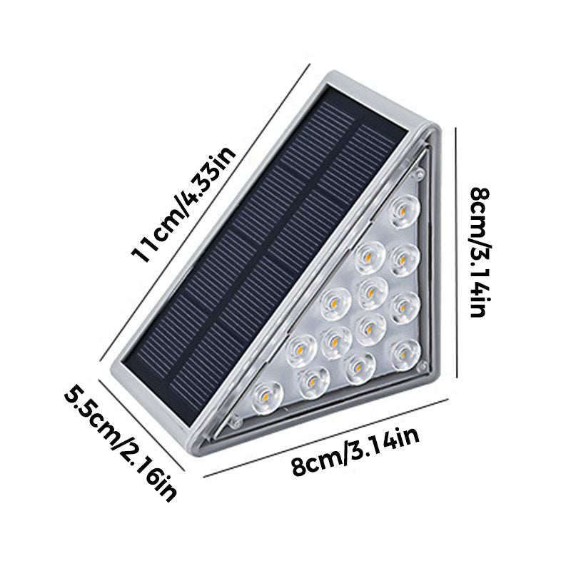 Gluschwein - 🌞LED-Solar-Stufenlichter Wasserdichtes Treppenlicht für draußen🔆