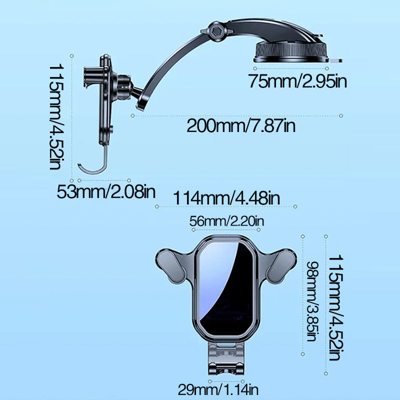 Gluschwein - Wasserfall-Stil Auto Armaturenbrett Handy-Halter