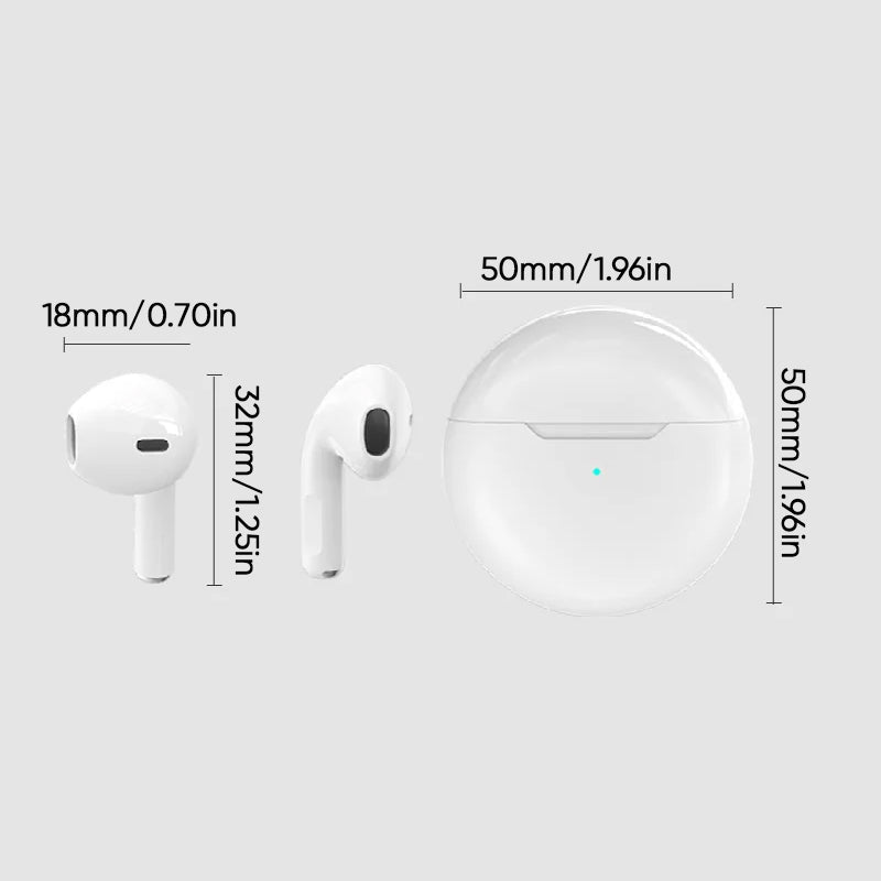 Gluschwein - Original Air Pro 6.0 TWS Drahtlose Bluetooth-Ohrhörer Mini Pods