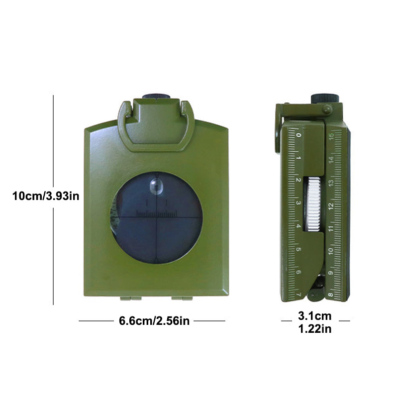 Boussole militaire multifonctionnelle pour les relèvements et la navigation