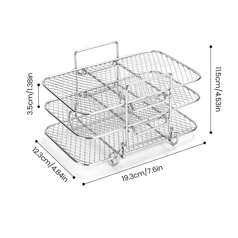 Gluschwein - Edelstahl Mehrschicht-Trocknungsregal