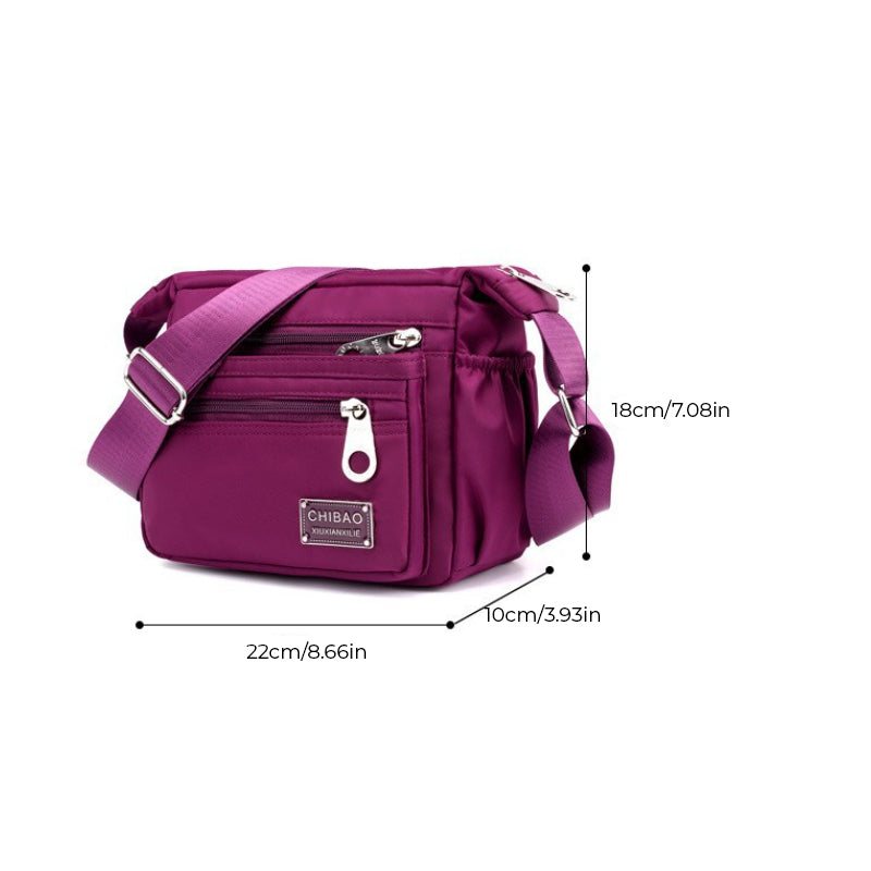 Gluschwein - Vielseitige Crossbody-Tasche aus Nylongewebe