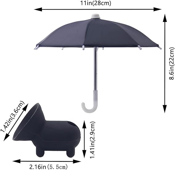 Gluschwein - Handy-Regenschirm-Saugnapf-Ständer für Sonne