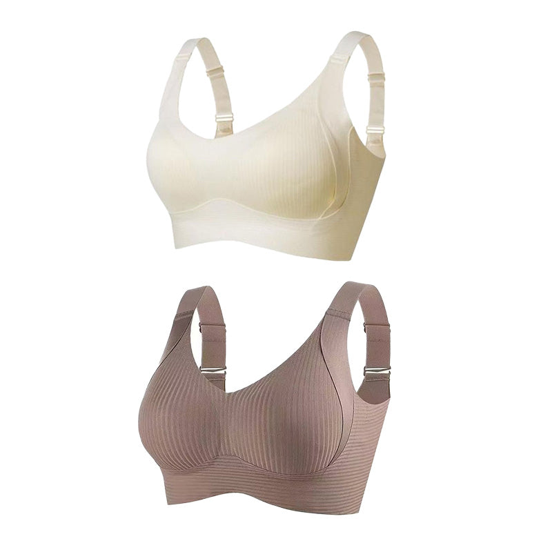 Gluschwein - 🔥50% Rabatt für begrenzte Zeit💕Gerippter Push-up-BH für Frauen, verstellbar, kabellos