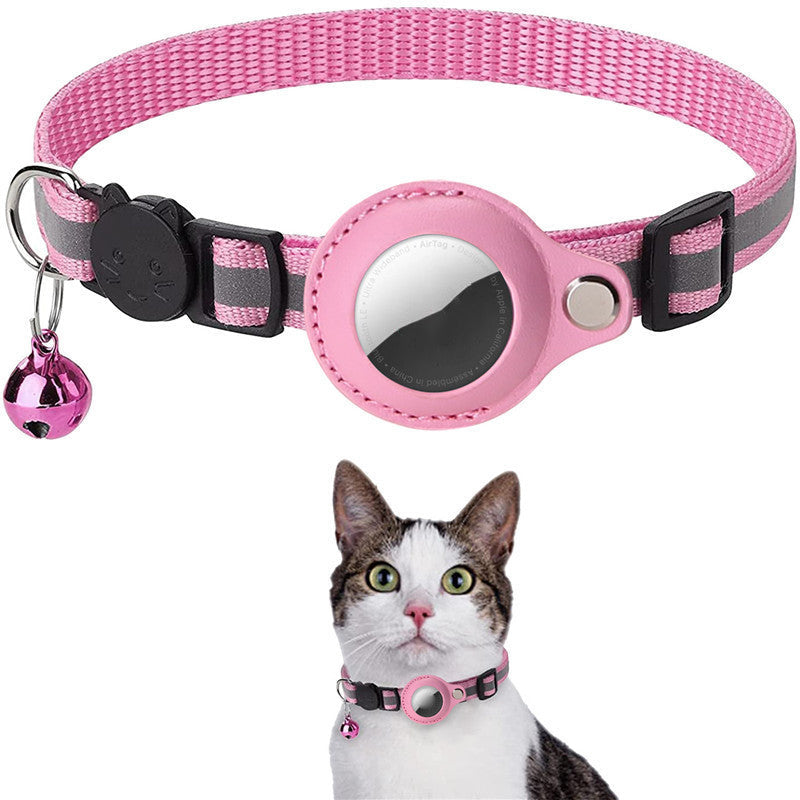 Gluschwein - AirTag Halsband für Katze Rosa