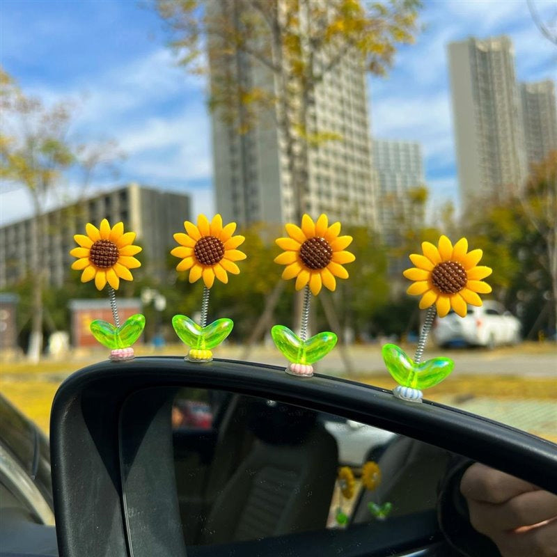 Gluschwein - Niedliches Sonnenblumen-Autoornament