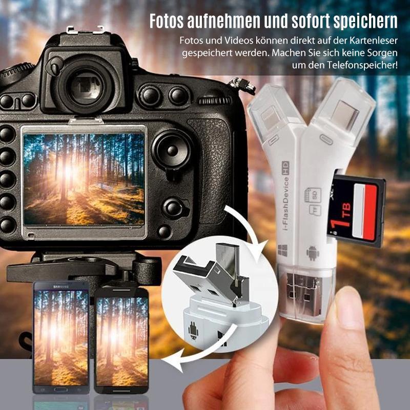 Gluschwein - 4-in-1 iFlash Drive Kartenleser