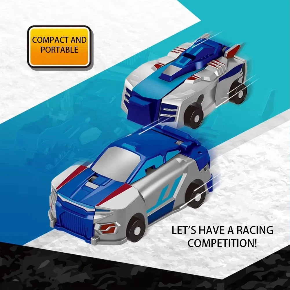 Gluschwein - CarTransform - 2-in-1-Verwandlungsfähiges Rennwagen-Spielzeug