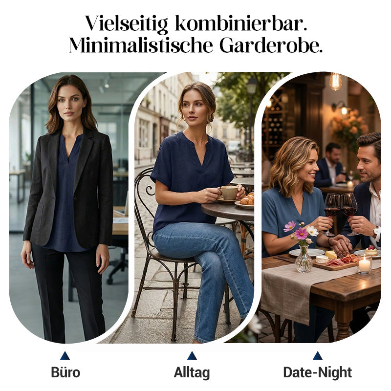 Gluschwein - 🌸 Frühjahrsverkauf 49% RABATT 👕 Modisches lockeres einfarbiges Kurzarm-Oberteil