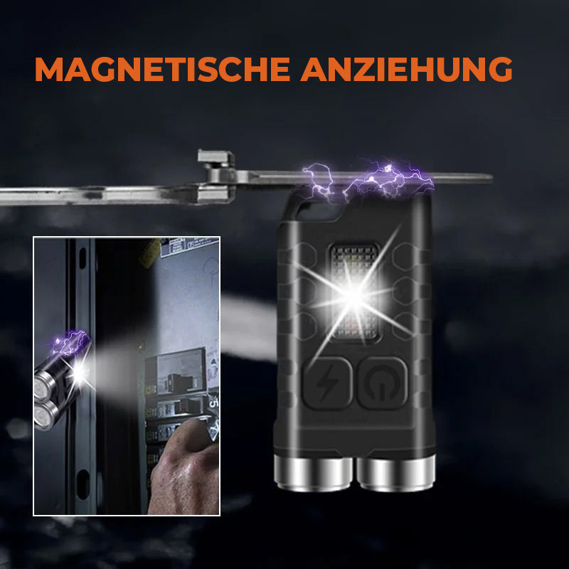 Gluschwein - Magnetische Mini-Schlüsselanhänger-Taschenlampe