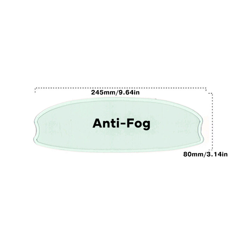 Revêtement de visière antibuée et imperméable