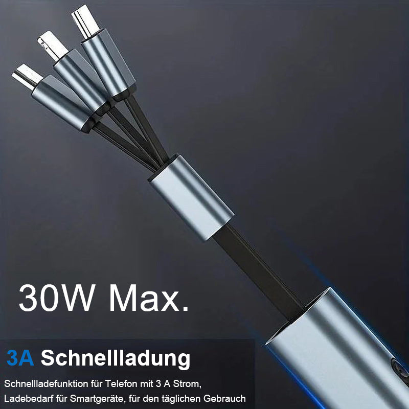 3-in-1-Schnellladekabel